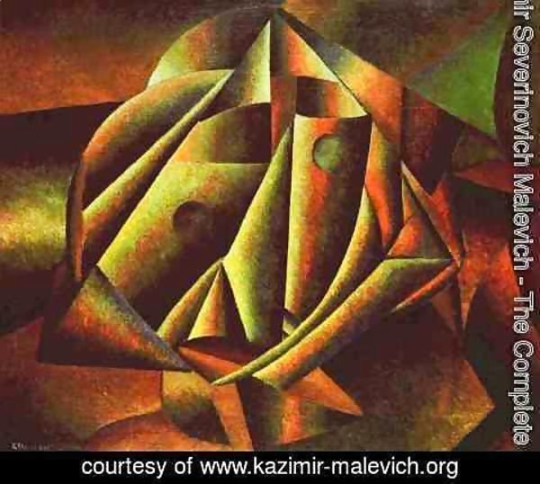 Kazimir Severinovich Malevich - Head of a girl