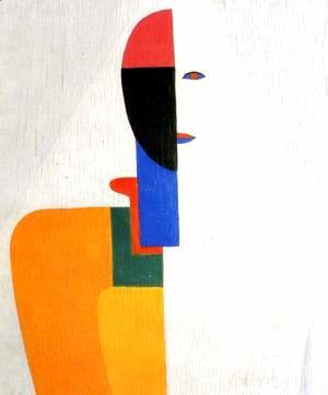 Kazimir Severinovich Malevich - Female half figure