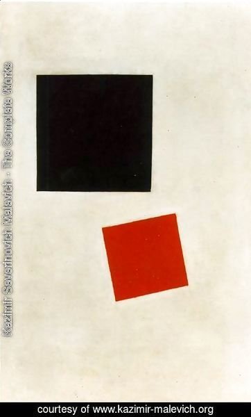 Kazimir Severinovich Malevich - Black Square and Red Square