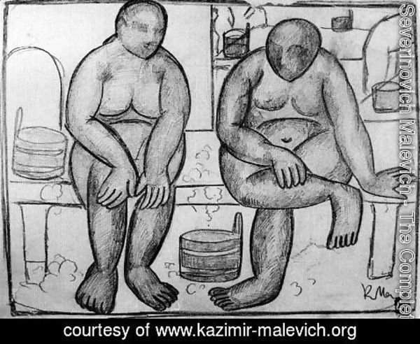 Kazimir Severinovich Malevich - In the Baths