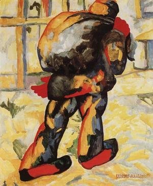 Kazimir Severinovich Malevich - The man with the bag