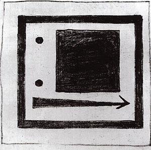 Kazimir Severinovich Malevich - Square, circle and arrow