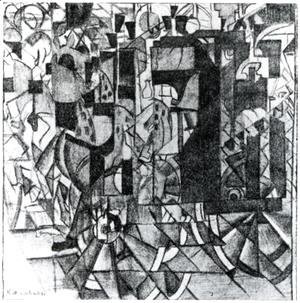 Kazimir Severinovich Malevich - Moving Carriage