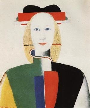 Kazimir Severinovich Malevich - Girl with a Comb in her Hair