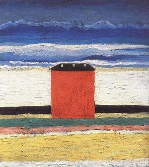 Kazimir Severinovich Malevich - A Red House