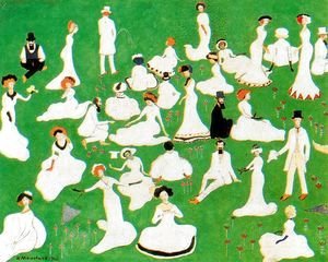 Kazimir Severinovich Malevich - High Society In Top Hats  Relaxing
