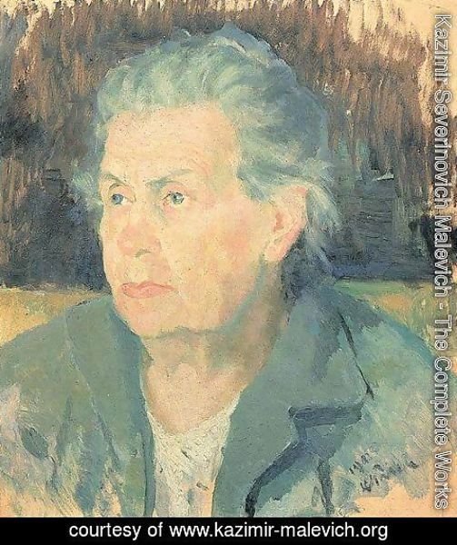 Kazimir Severinovich Malevich - Portrait Of The Artists Mother