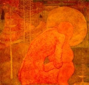 Kazimir Severinovich Malevich - Prayer  Study For A Fresco Painting