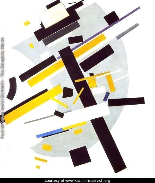 Suprematism (Supremus N58 With Yellow And Black)