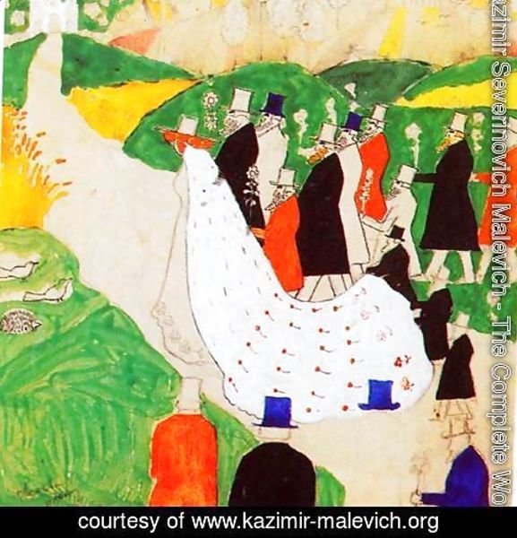 Kazimir Severinovich Malevich - The wedding