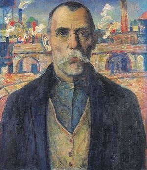 Kazimir Severinovich Malevich - Portrait of a record-setter in work productivity