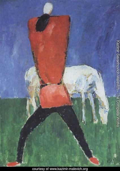 Man with horse
