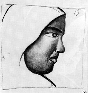 Kazimir Severinovich Malevich - Woman s Head in Profile