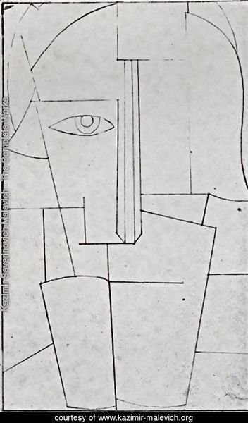 Sketch for a Portrait of Ivan Klyun