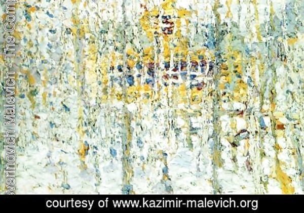 Kazimir Severinovich Malevich - Landscape with Yellow House