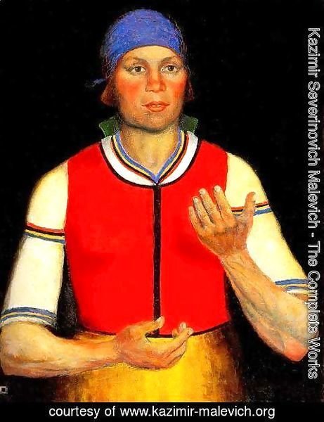 Kazimir Severinovich Malevich - Female Worker