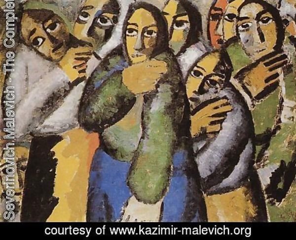 Kazimir Severinovich Malevich - Peasant Women In Church