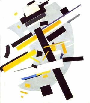 Kazimir Severinovich Malevich - Suprematism (Supremus N58 With Yellow And Black)
