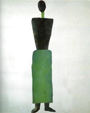 Kazimir Severinovich Malevich - Suprematism  Female Figure