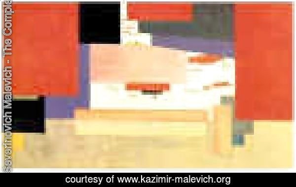 Suprematism  Study For A Curtain