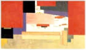 Kazimir Severinovich Malevich - Suprematism  Study For A Curtain