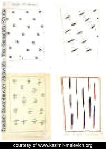 Kazimir Severinovich Malevich - Textile Patterns