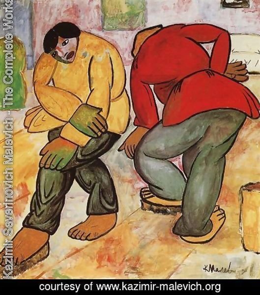 Kazimir Severinovich Malevich - The Floor Polishers