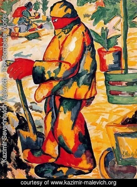 Kazimir Severinovich Malevich - The Gardener