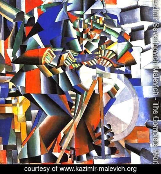 Kazimir Severinovich Malevich - The Knife Sharpener